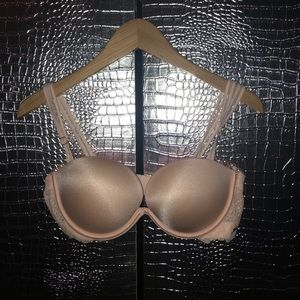 Light pink push up bra